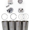 Kit Pistão Anel Camisa Std P/ Fiat 1.4 8v Motor Evo