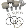 Kit Pistão Anel Std Vw Gol G5 Power 1.0 8v Flex